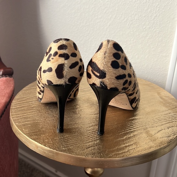 Kate Spade New York real fur cheetah/leopard print pump heels, size 7 womens - Picture 5 of 10